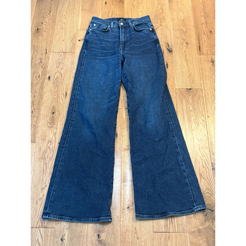 7 For All Mankind Ultra High Rise Jo Wide Leg Jeans Paradise Cove 25 7U521A91